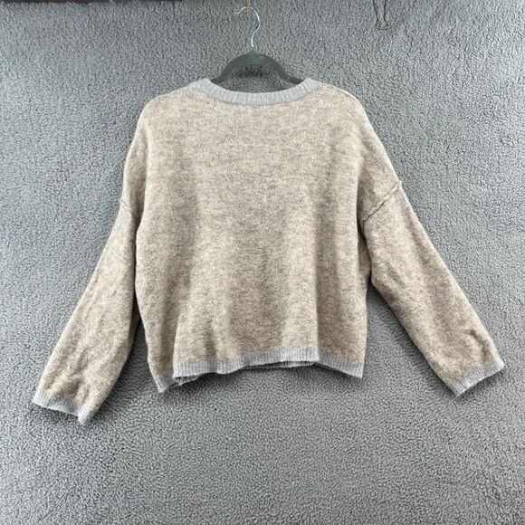 Free People Angelic Pullover Alpaca Blend Sweater Size Large - Picture 3 of 10